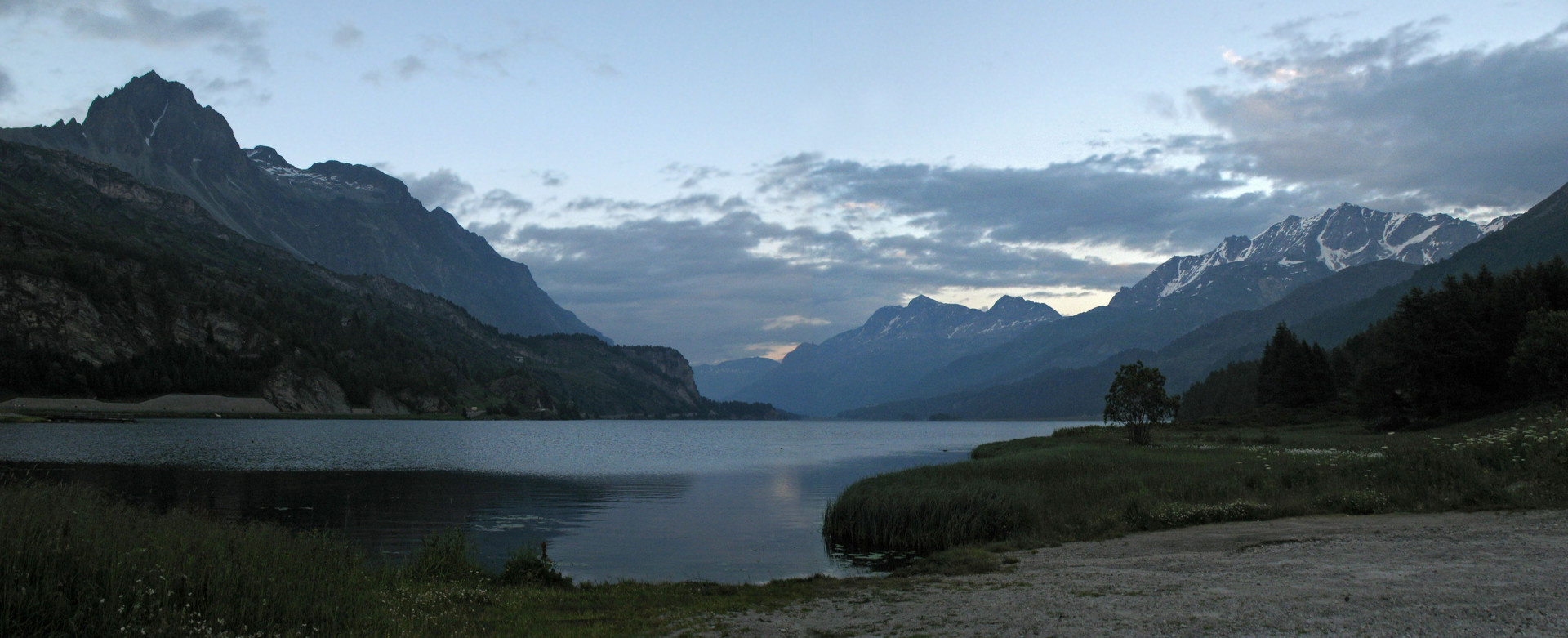 Abend am Silsersee