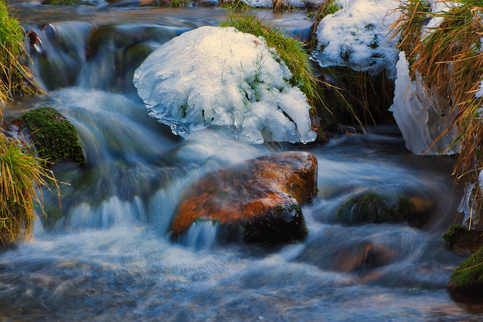 Wasser und Eis